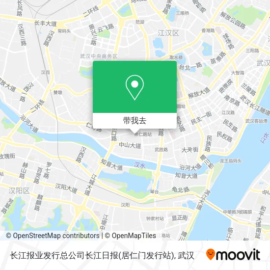 长江报业发行总公司长江日报(居仁门发行站)地图