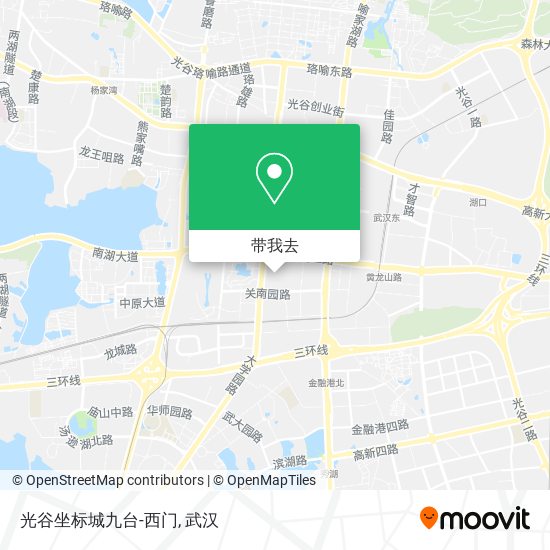 光谷坐标城九台-西门地图