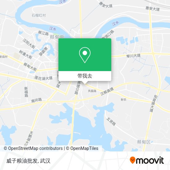 威子粮油批发地图