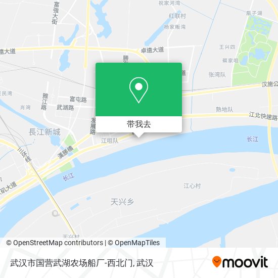 武汉市国营武湖农场船厂-西北门地图