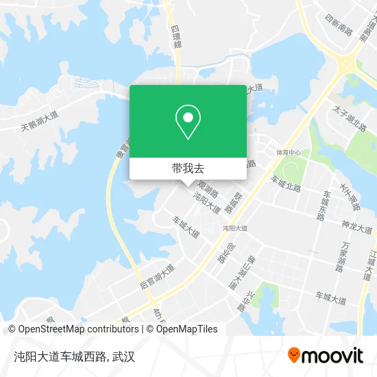 沌阳大道车城西路地图