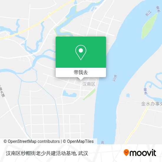汉南区纱帽街老少共建活动基地地图
