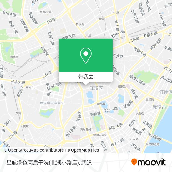 星航绿色高质干洗(北湖小路店)地图