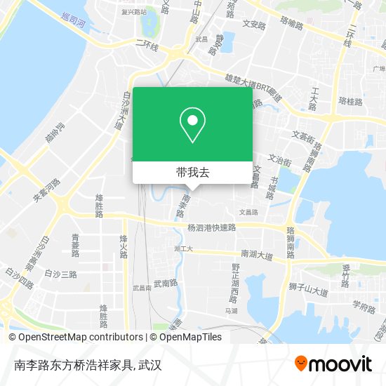 南李路东方桥浩祥家具地图