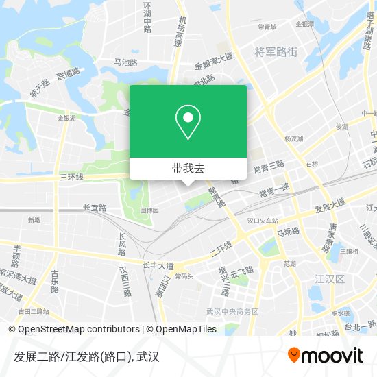 发展二路/江发路(路口)地图