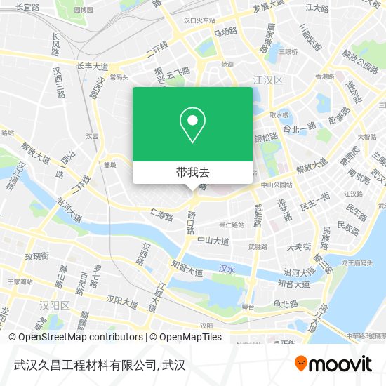 武汉久昌工程材料有限公司地图