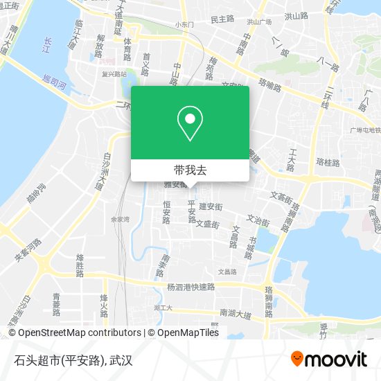 石头超市(平安路)地图