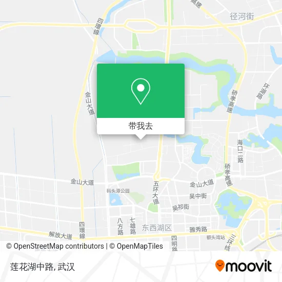 莲花湖中路地图
