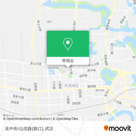 吴中街/山北路(路口)地图