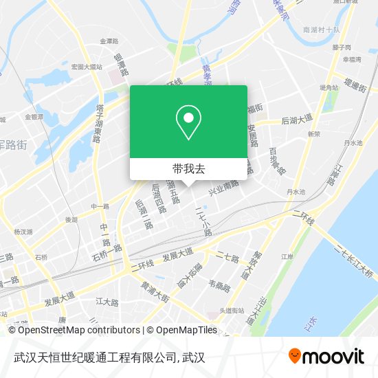 武汉天恒世纪暖通工程有限公司地图