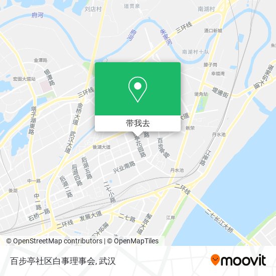 百步亭社区白事理事会地图