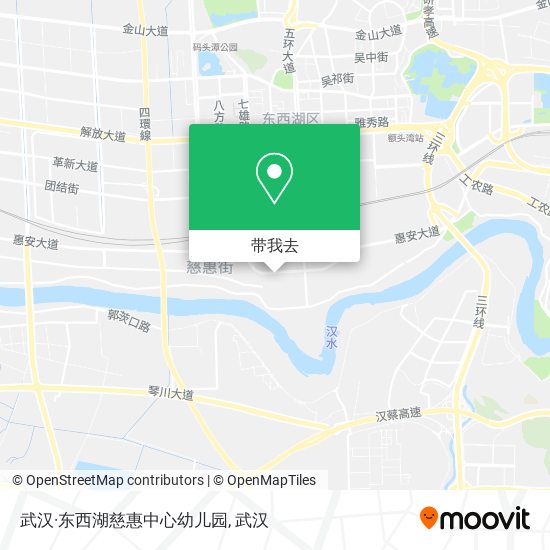 武汉·东西湖慈惠中心幼儿园地图