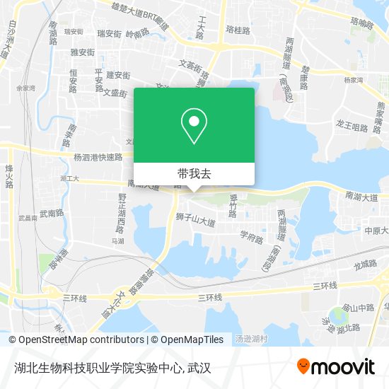 湖北生物科技职业学院实验中心地图