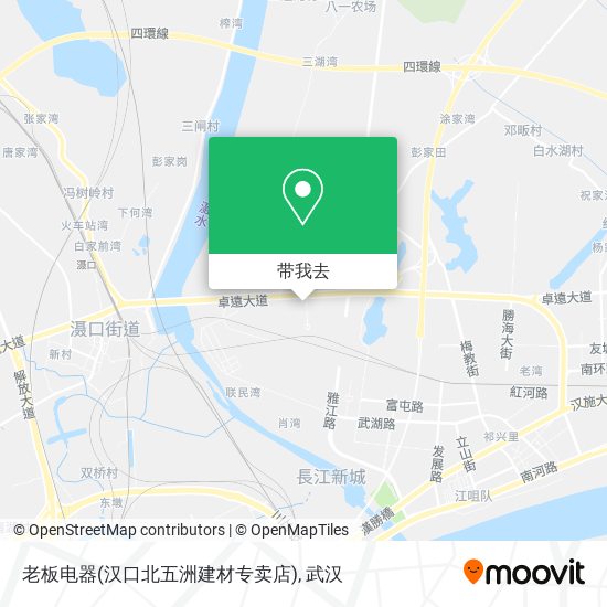 老板电器(汉口北五洲建材专卖店)地图
