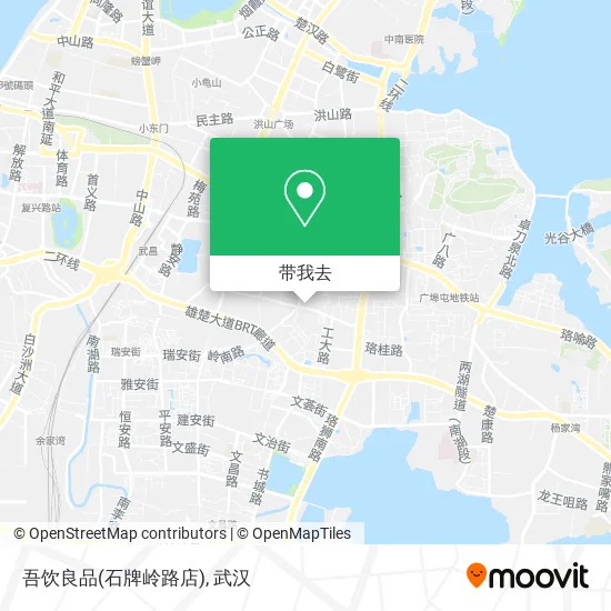 吾饮良品(石牌岭路店)地图
