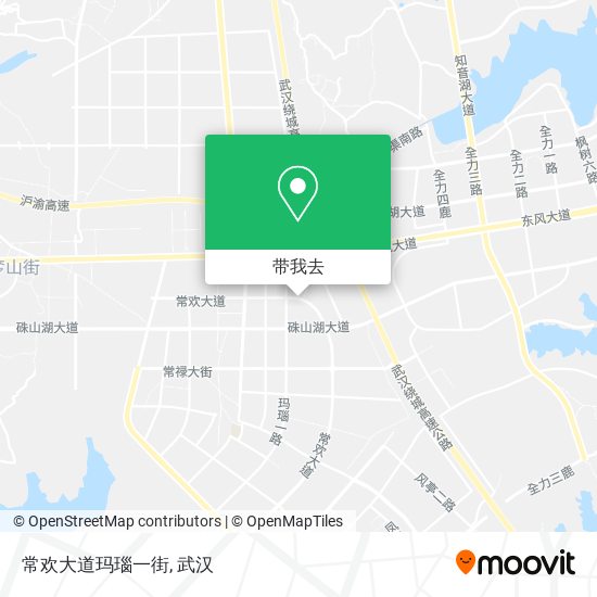 常欢大道玛瑙一街地图