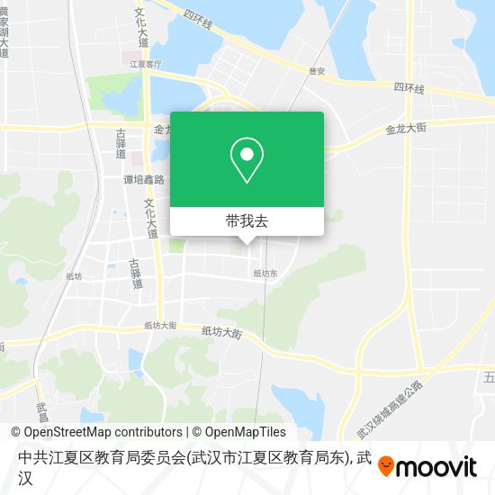中共江夏区教育局委员会(武汉市江夏区教育局东)地图