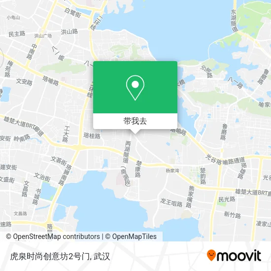 虎泉时尚创意坊2号门地图