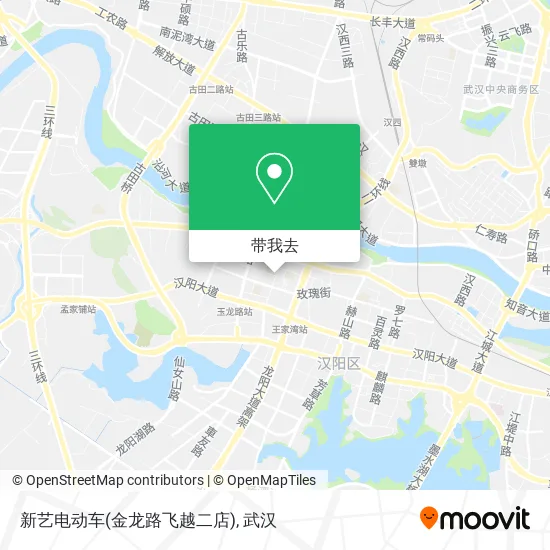 新艺电动车(金龙路飞越二店)地图