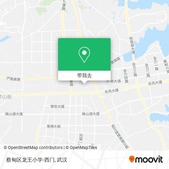 蔡甸区龙王小学-西门地图
