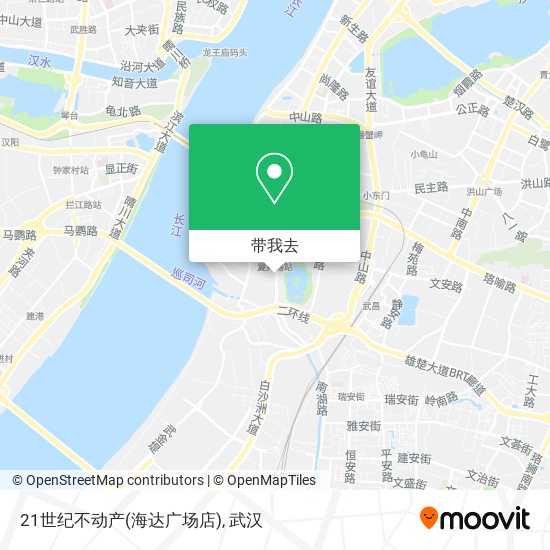 21世纪不动产(海达广场店)地图