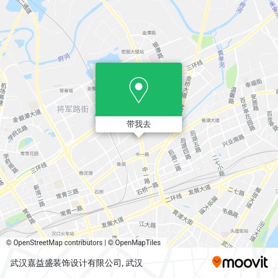 武汉嘉益盛装饰设计有限公司地图