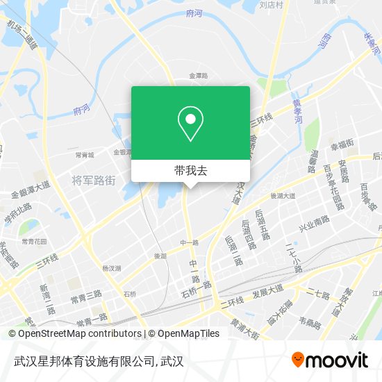 武汉星邦体育设施有限公司地图