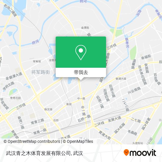 武汉青之木体育发展有限公司地图