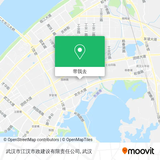 武汉市江汉市政建设有限责任公司地图
