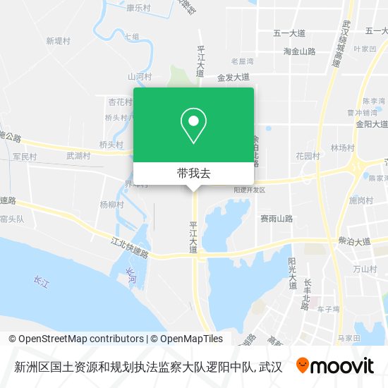 新洲区国土资源和规划执法监察大队逻阳中队地图