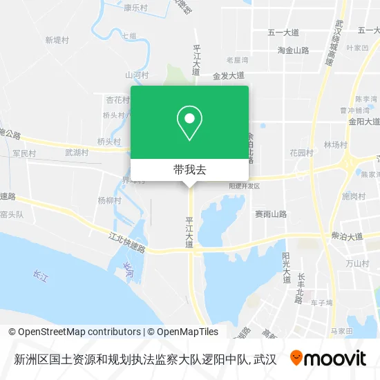 新洲区国土资源和规划执法监察大队逻阳中队地图