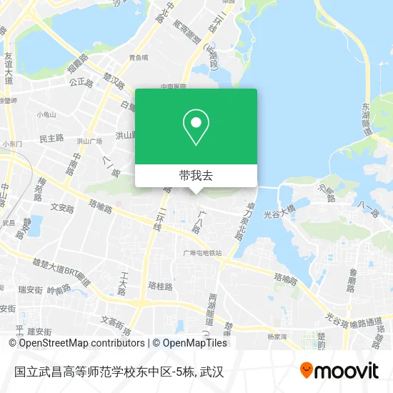 国立武昌高等师范学校东中区-5栋地图