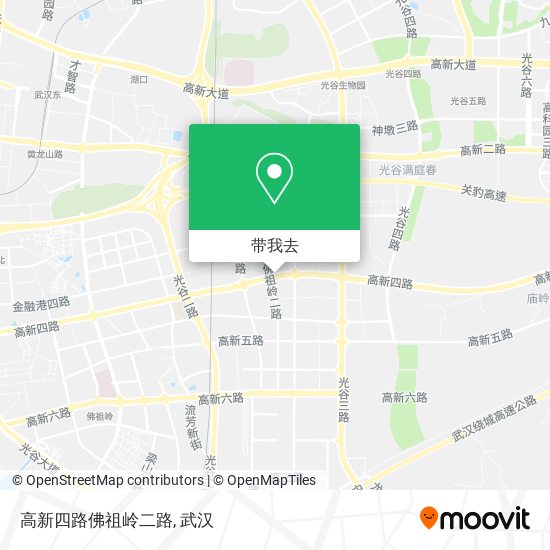 高新四路佛祖岭二路地图