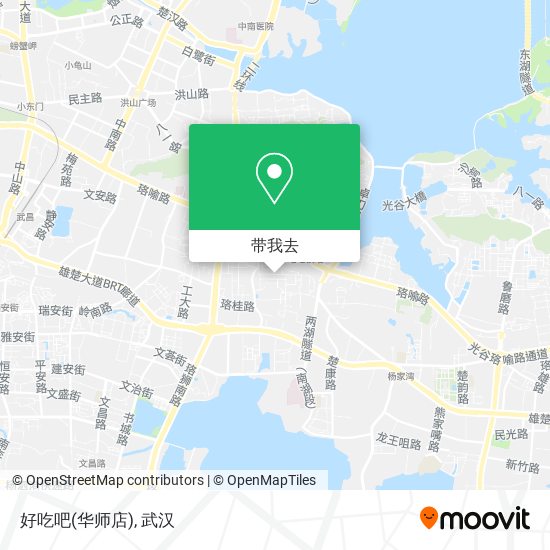 好吃吧(华师店)地图