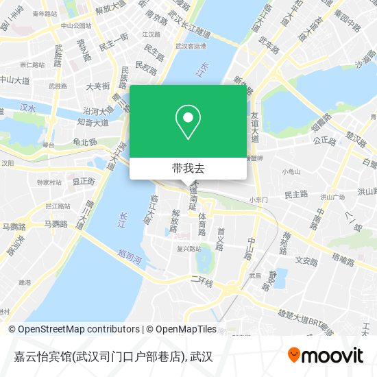 嘉云怡宾馆(武汉司门口户部巷店)地图