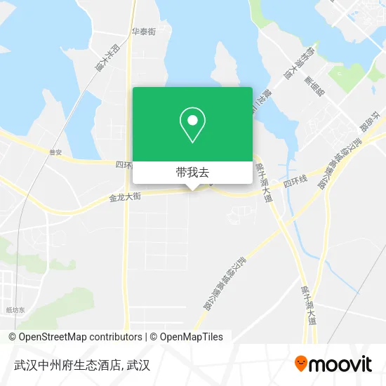 武汉中州府生态酒店地图