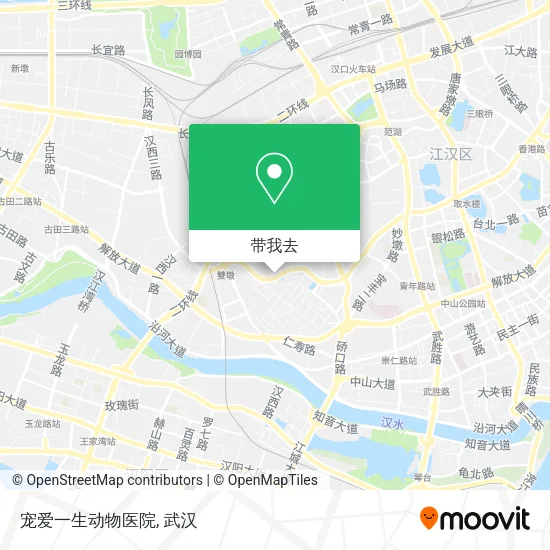 宠爱一生动物医院地图
