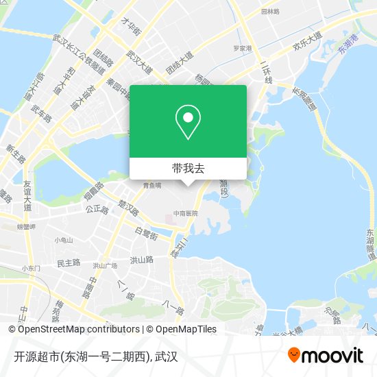 开源超市(东湖一号二期西)地图