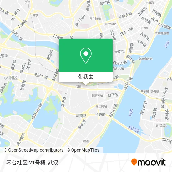 琴台社区-21号楼地图