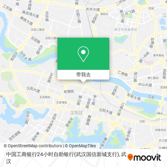 中国工商银行24小时自助银行(武汉国信新城支行)地图