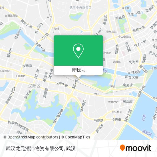 武汉龙元清沛物资有限公司地图