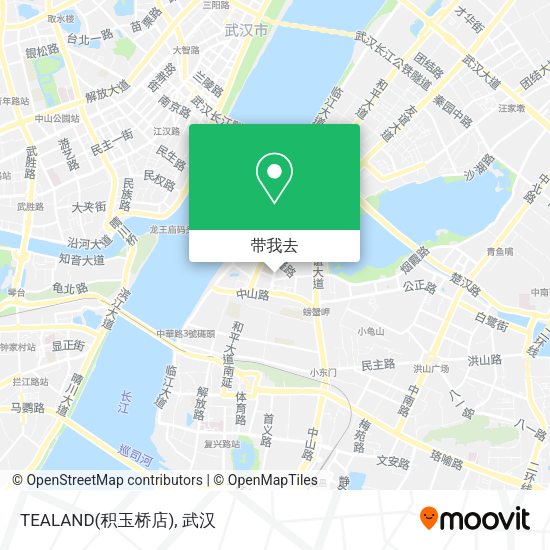TEALAND(积玉桥店)地图