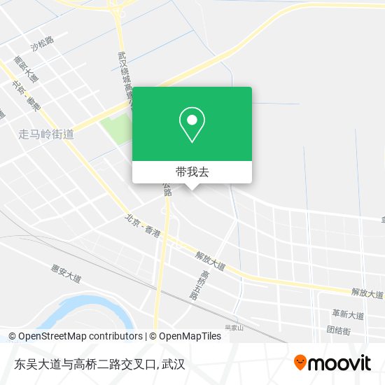 东吴大道与高桥二路交叉口地图