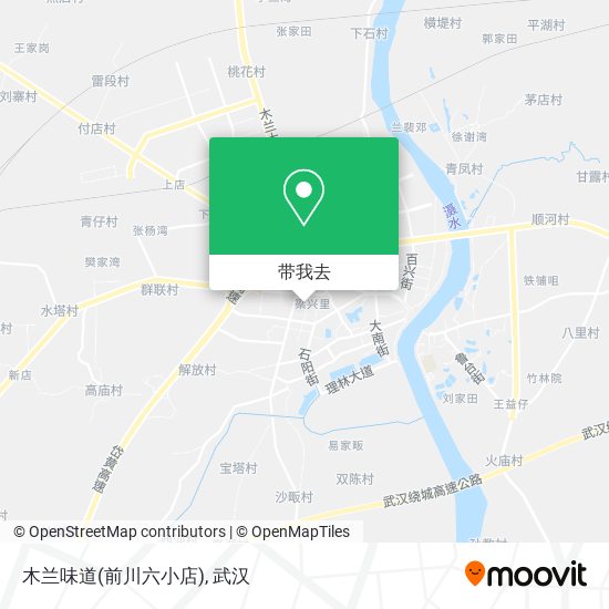 木兰味道(前川六小店)地图