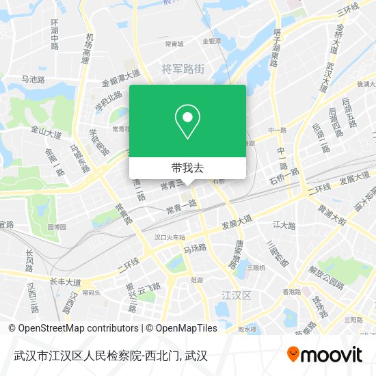 武汉市江汉区人民检察院-西北门地图
