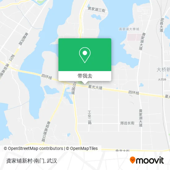 龚家铺新村-南门地图