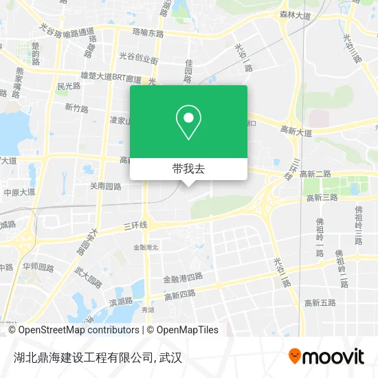 湖北鼎海建设工程有限公司地图