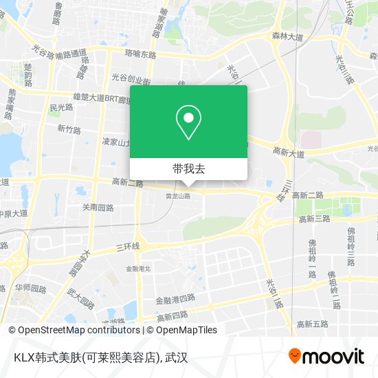 KLX韩式美肤(可莱熙美容店)地图