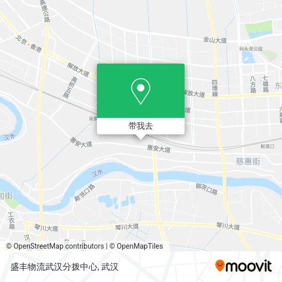 盛丰物流武汉分拨中心地图
