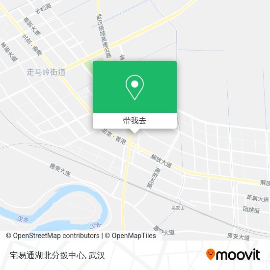 宅易通湖北分拨中心地图